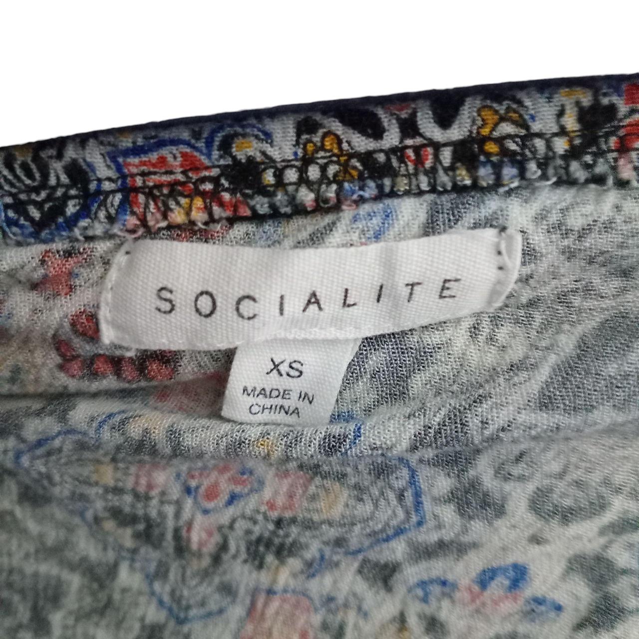 Romper Women XS Butterfly-Floral Sleeveless Overall with Pockets