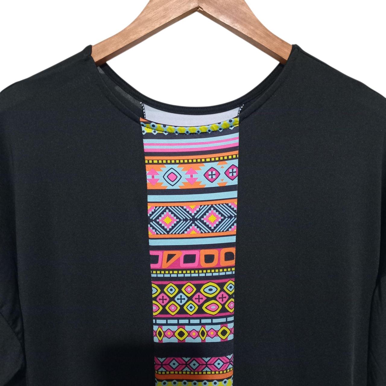 Dress Women Medium Ethnic Pattern Maxi