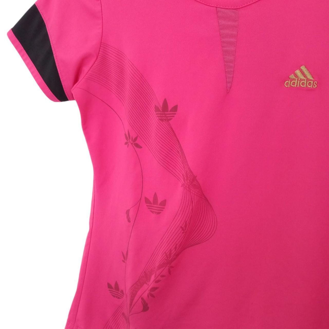 Shirt Women XS UK8 Pink Adidas Top
