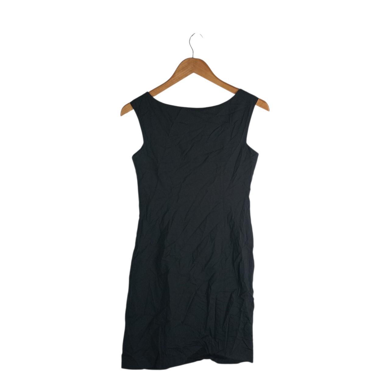 Dress Women UK6 Sleeveless Black Bodycon Dress