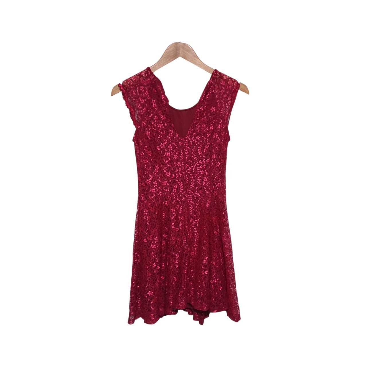 Dress Women XS Red Mini Bodycon