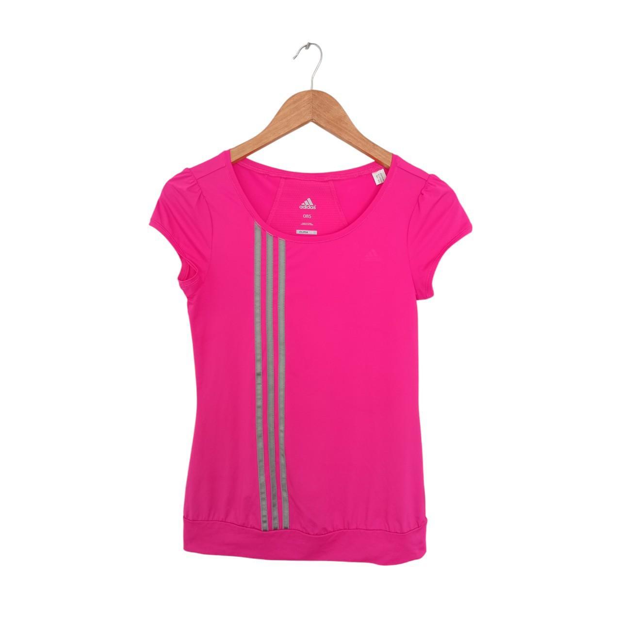 Shirt Women xs uk8 pink adidas