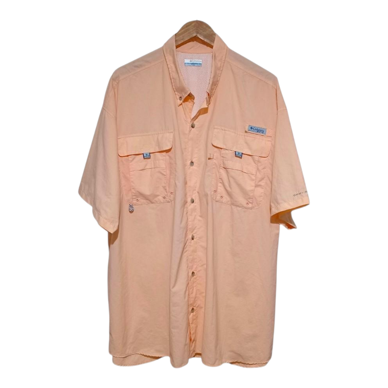 Polo Shirt men XXL Orange Columbia S.