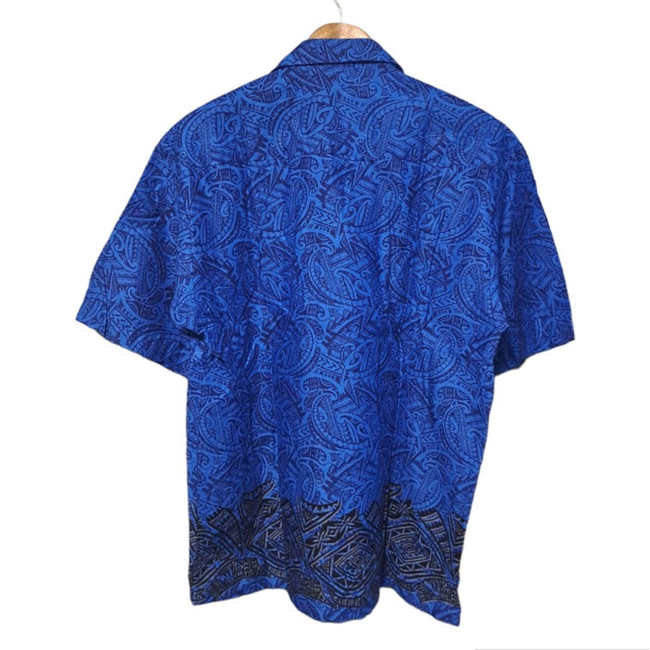 Polo Shirt Men XL Blue Island Short sleeve