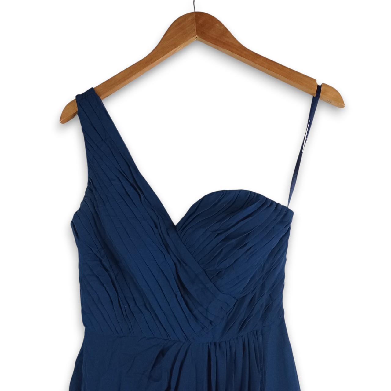 Dress  Women XXS/XS UK 4-6 Navy One-Shoulder Maxi