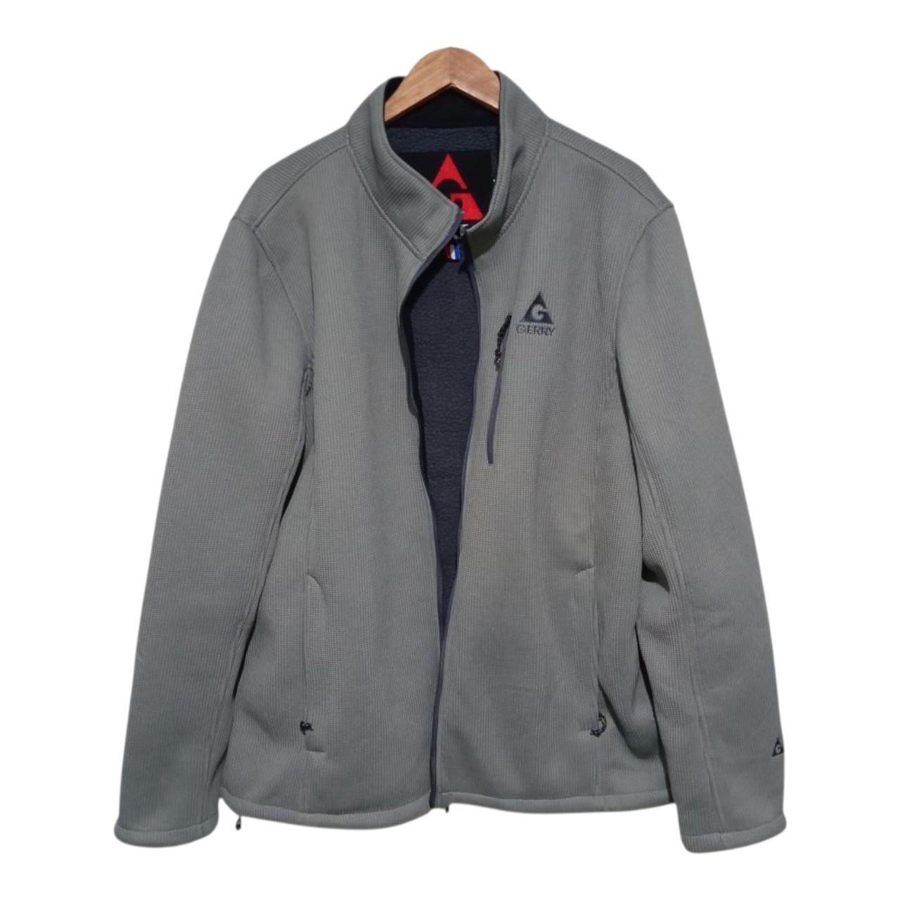 Jacket Men XXL Grey Fleece Lined Polyester Coat