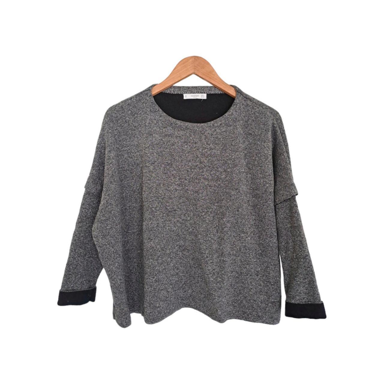 Sweater Women XS Grey MANGO crew-neck