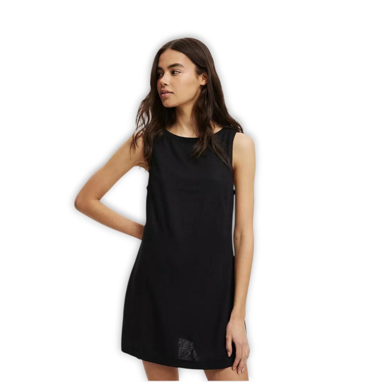 Dress Women UK6 Sleeveless Black Bodycon Dress