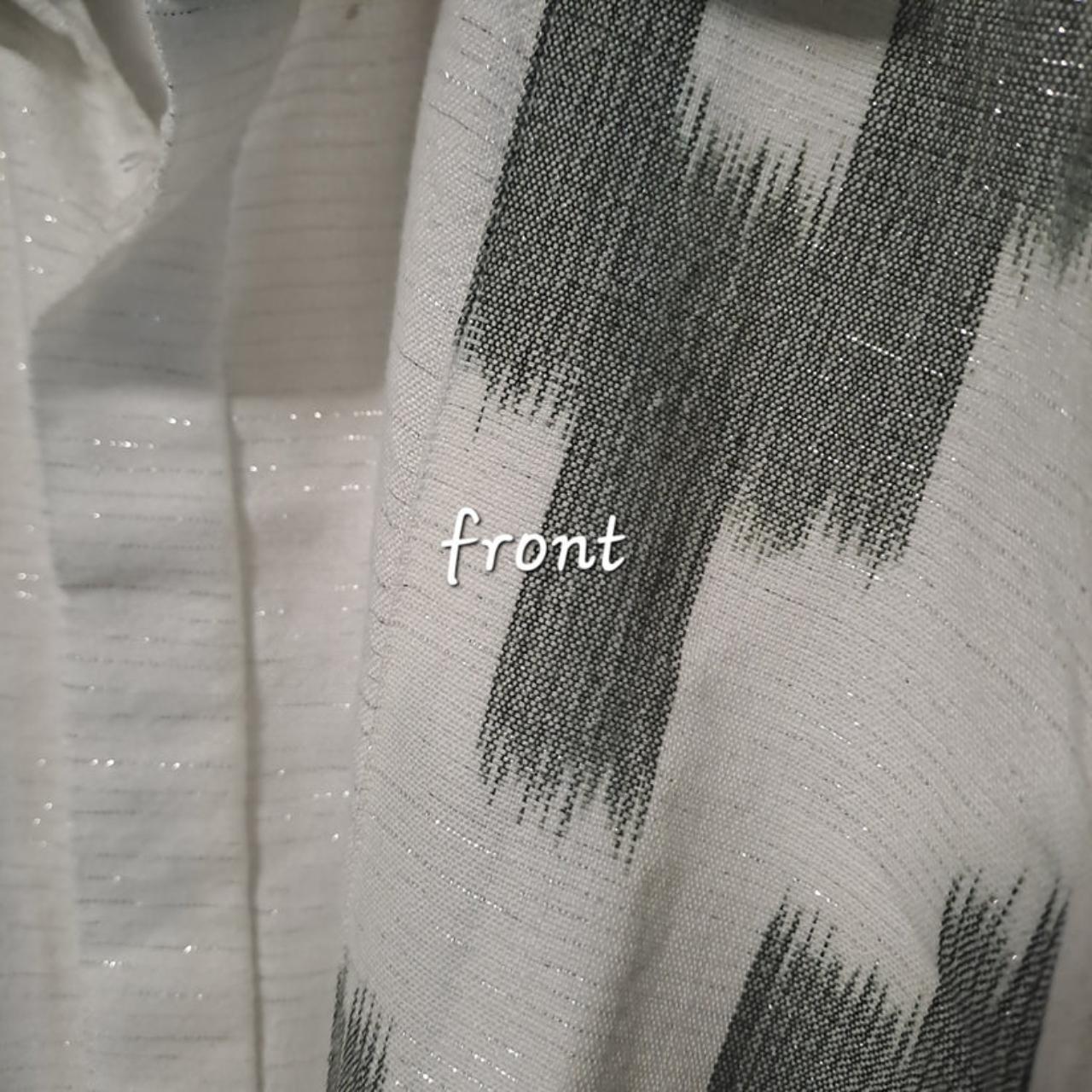 Polo Shirt Men Large Glittery Long Sleeve