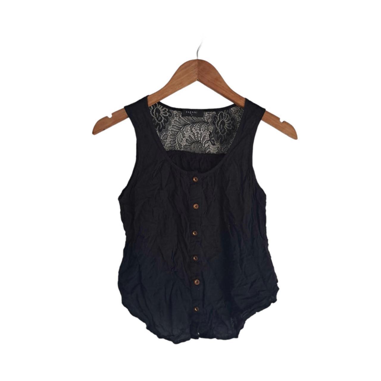 Crop top women UK10 black