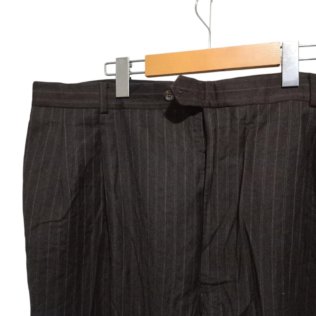 Pants Men XXL brown pinstripes