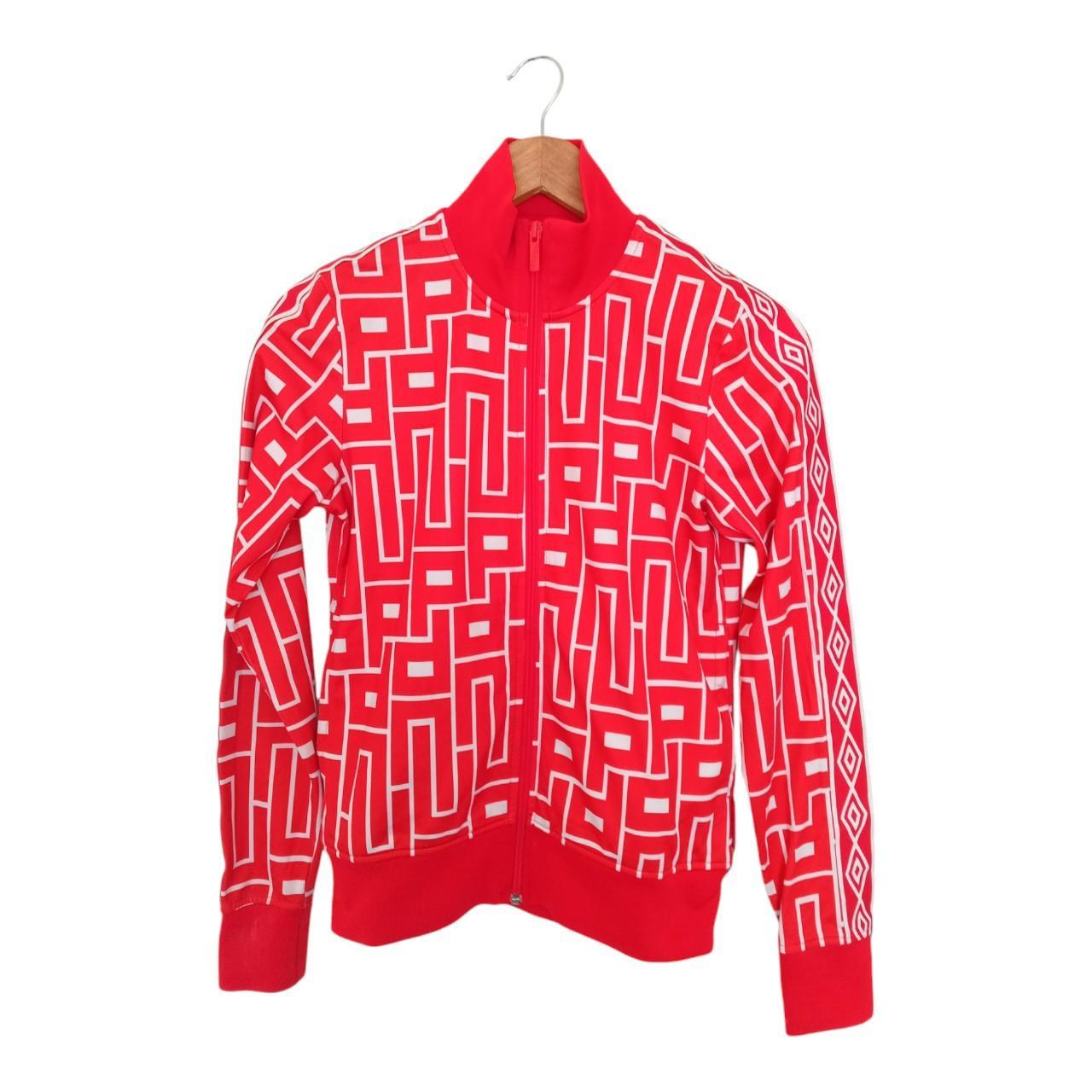 Jumper Unisex Women Small UK10 Red Umbro