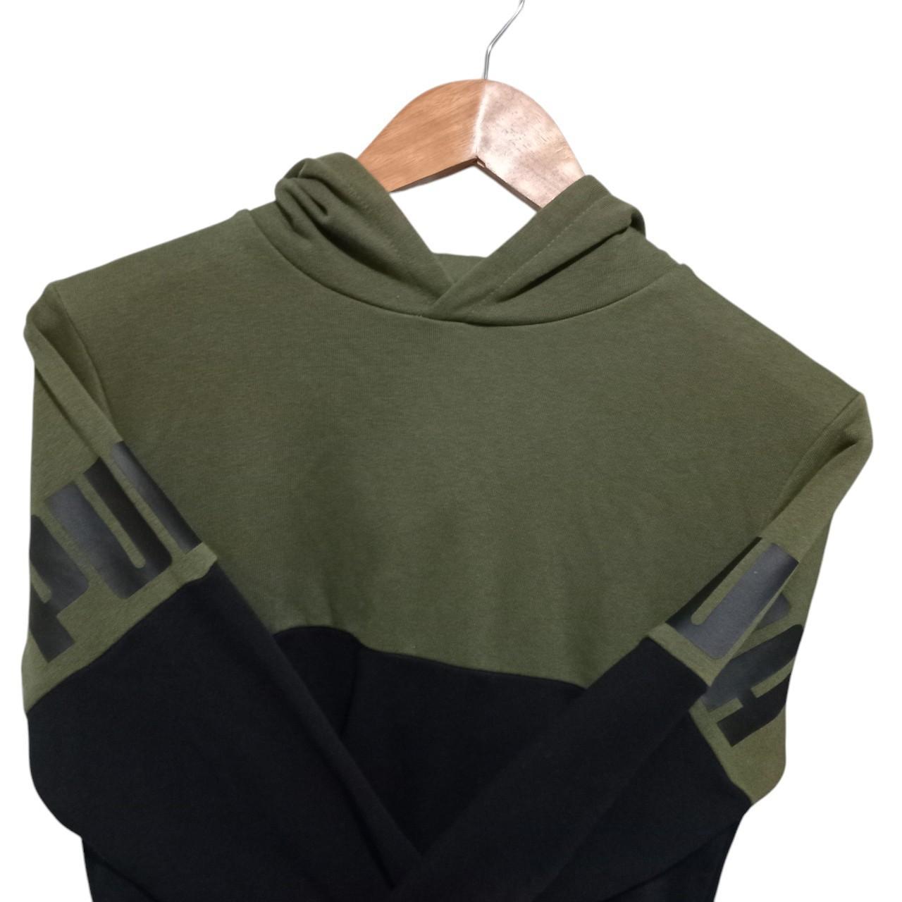 Jumper Kids UK 11 to 12 Green Puma Hoodie