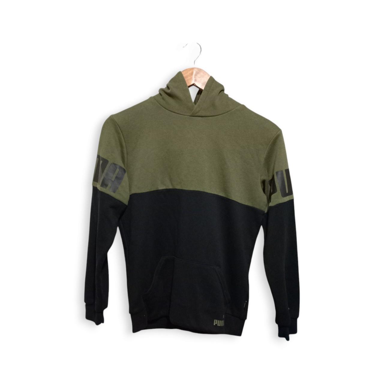 Jumper Kids UK 11 to 12 Green Puma Hoodie