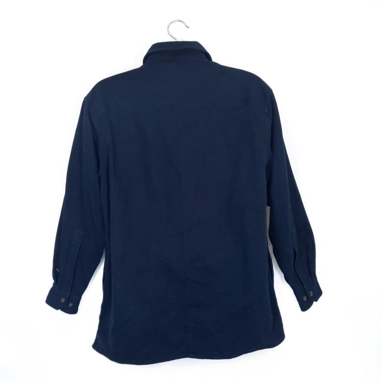 Polo Shirt Men XL Navy Blue Levi's Long Sleeves