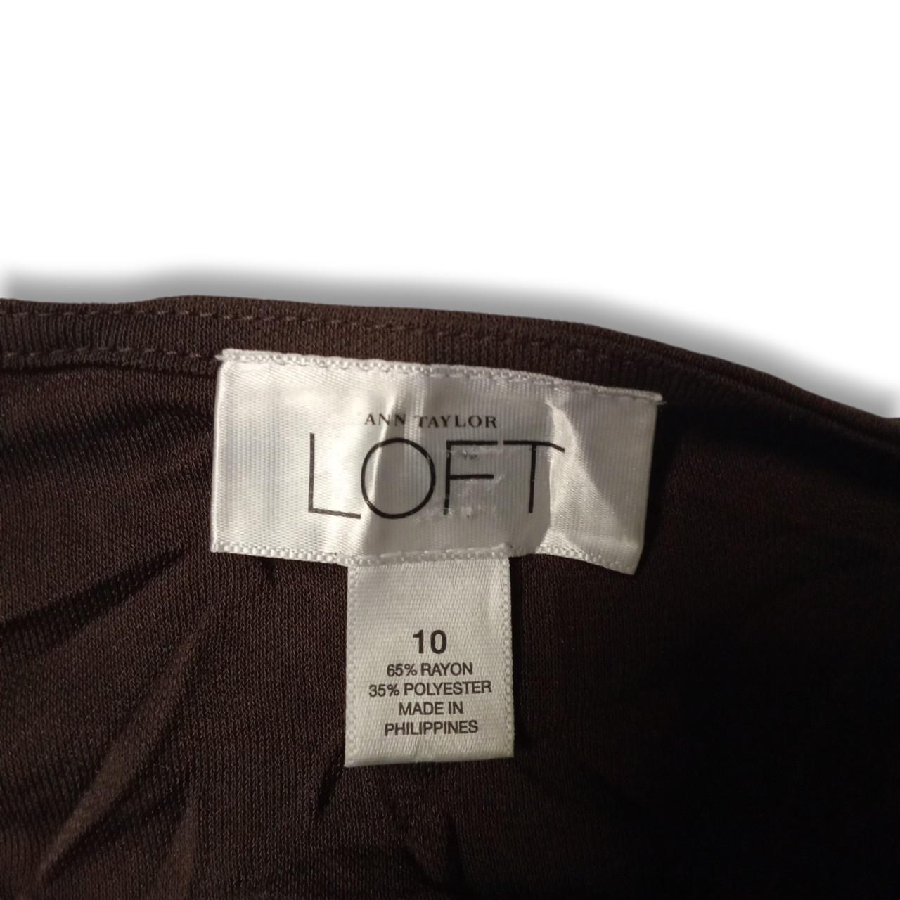 Dress Women UK12 Medium Brown Ann Taylor