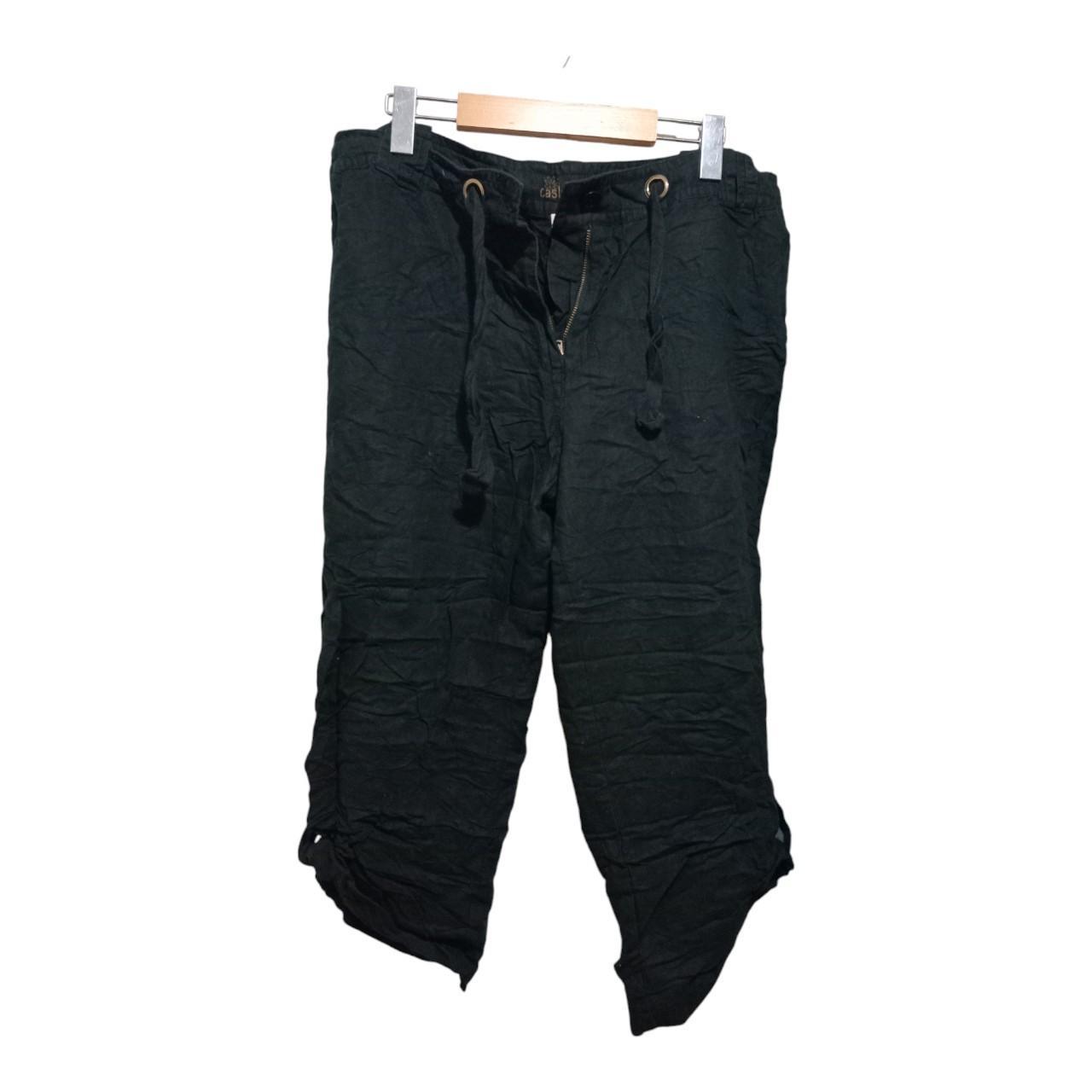 Capri Women Large  UK16 Black Shorts