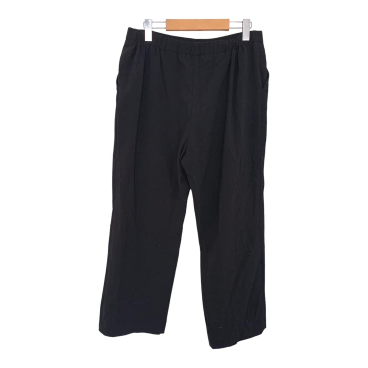 Pants Women Black Semi baggy Trousers