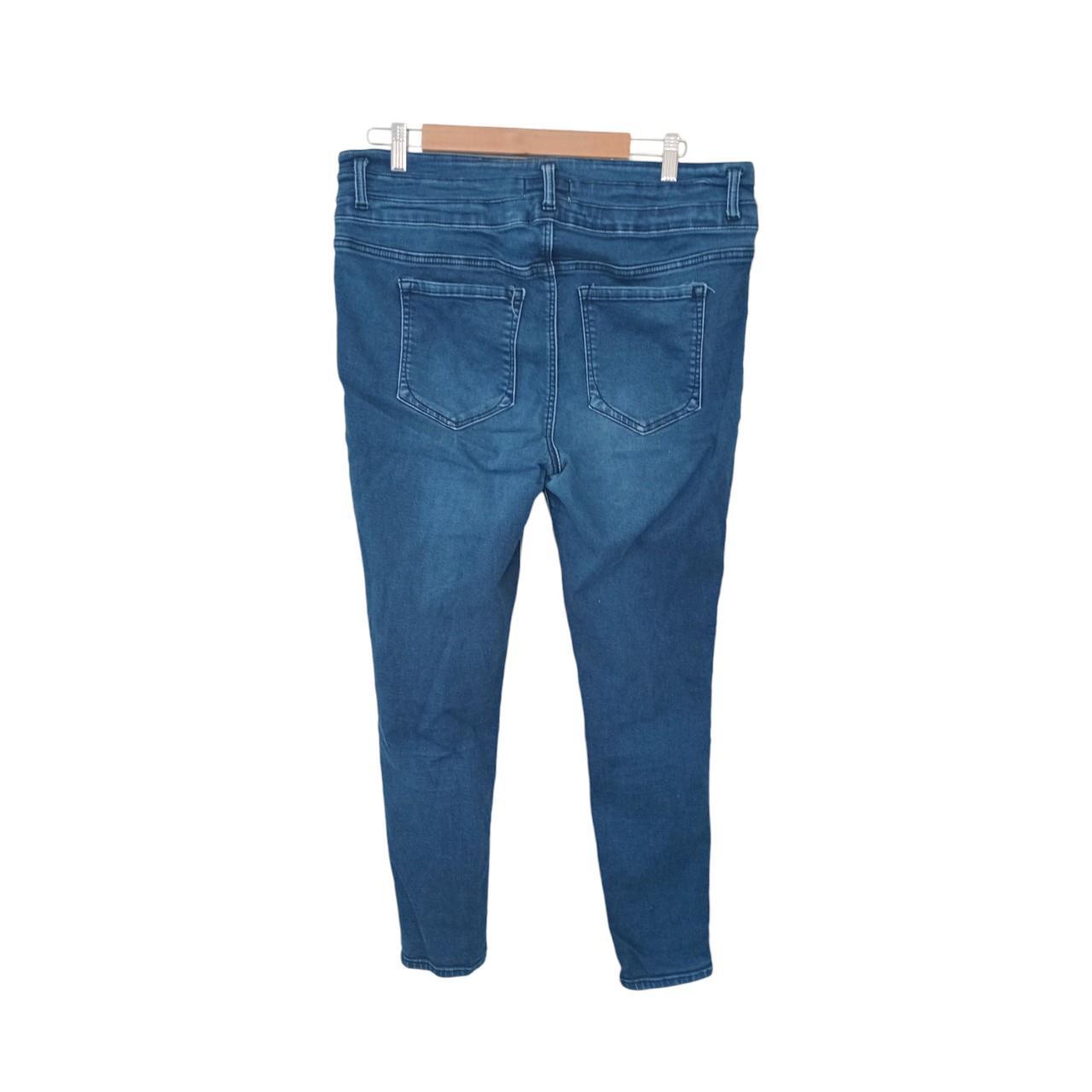 Jeans Women 18W Plus Size Blue Vintage High-waisted Pants