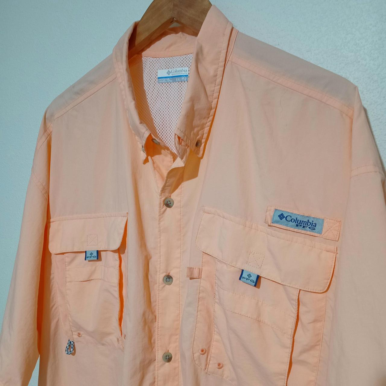 Polo Shirt men XXL Orange Columbia S.