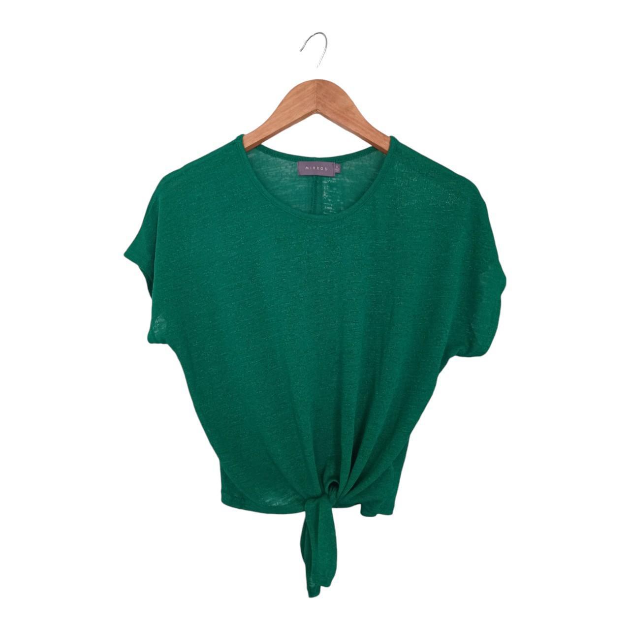 Crop top women UK10 Green 