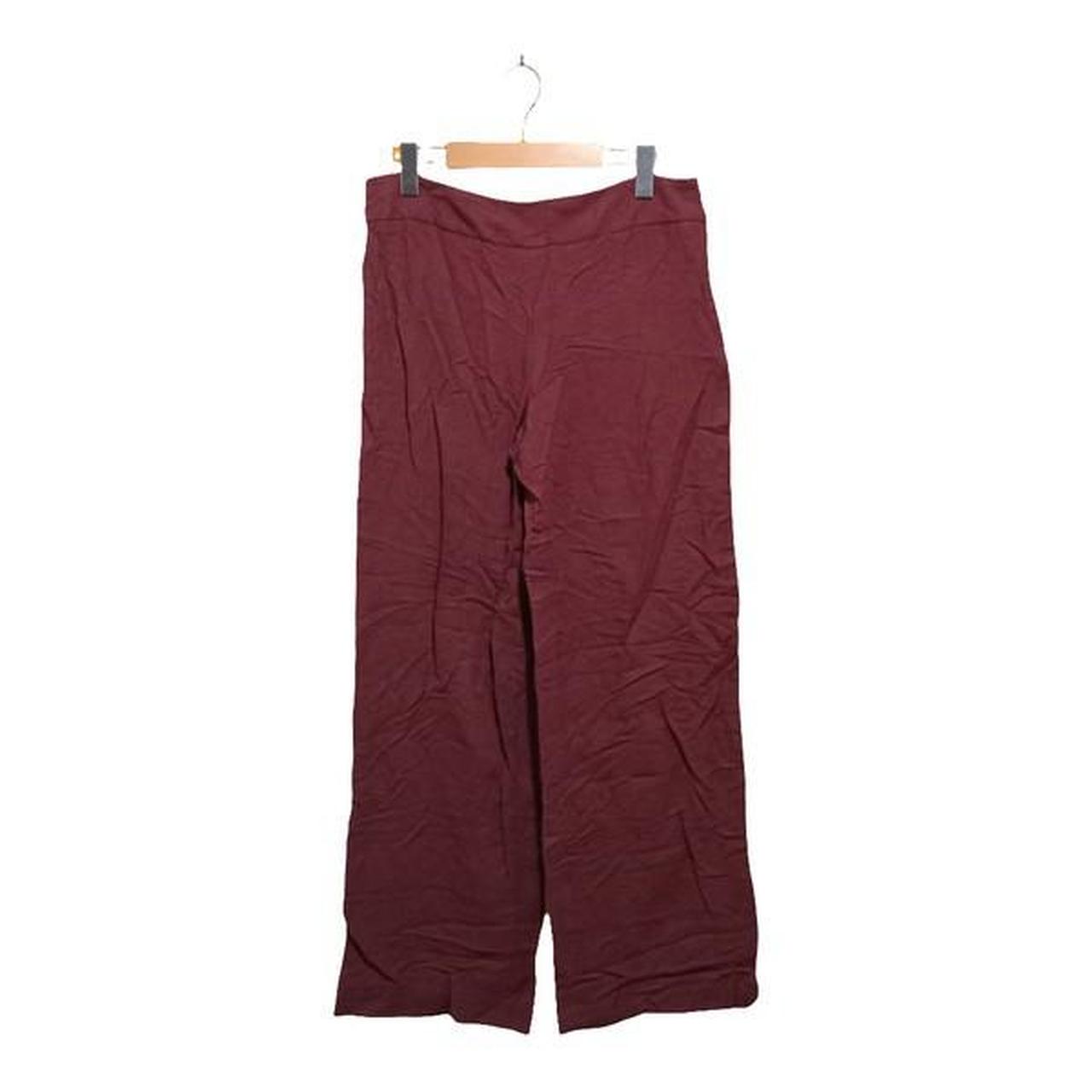 Pants Women US Size 6 Burgundy Square Pants