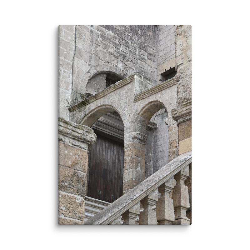 Stone Staircase - Canvas print