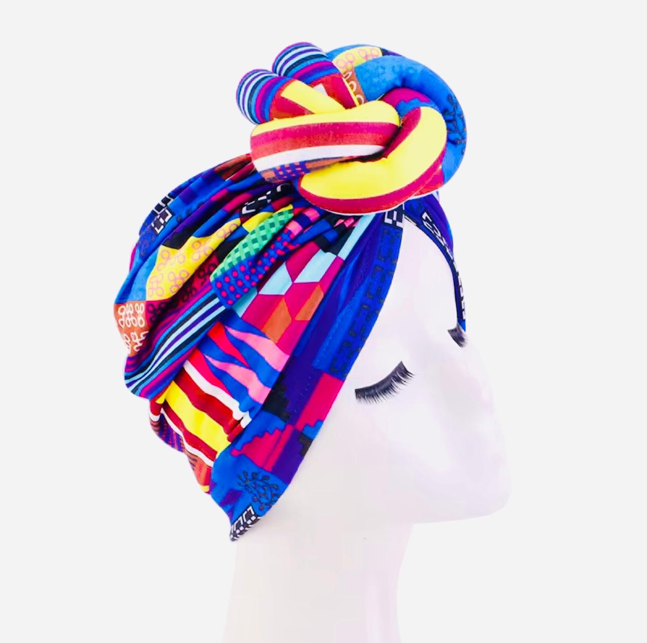 Luxe Pre-Tied Ankara Headwrap