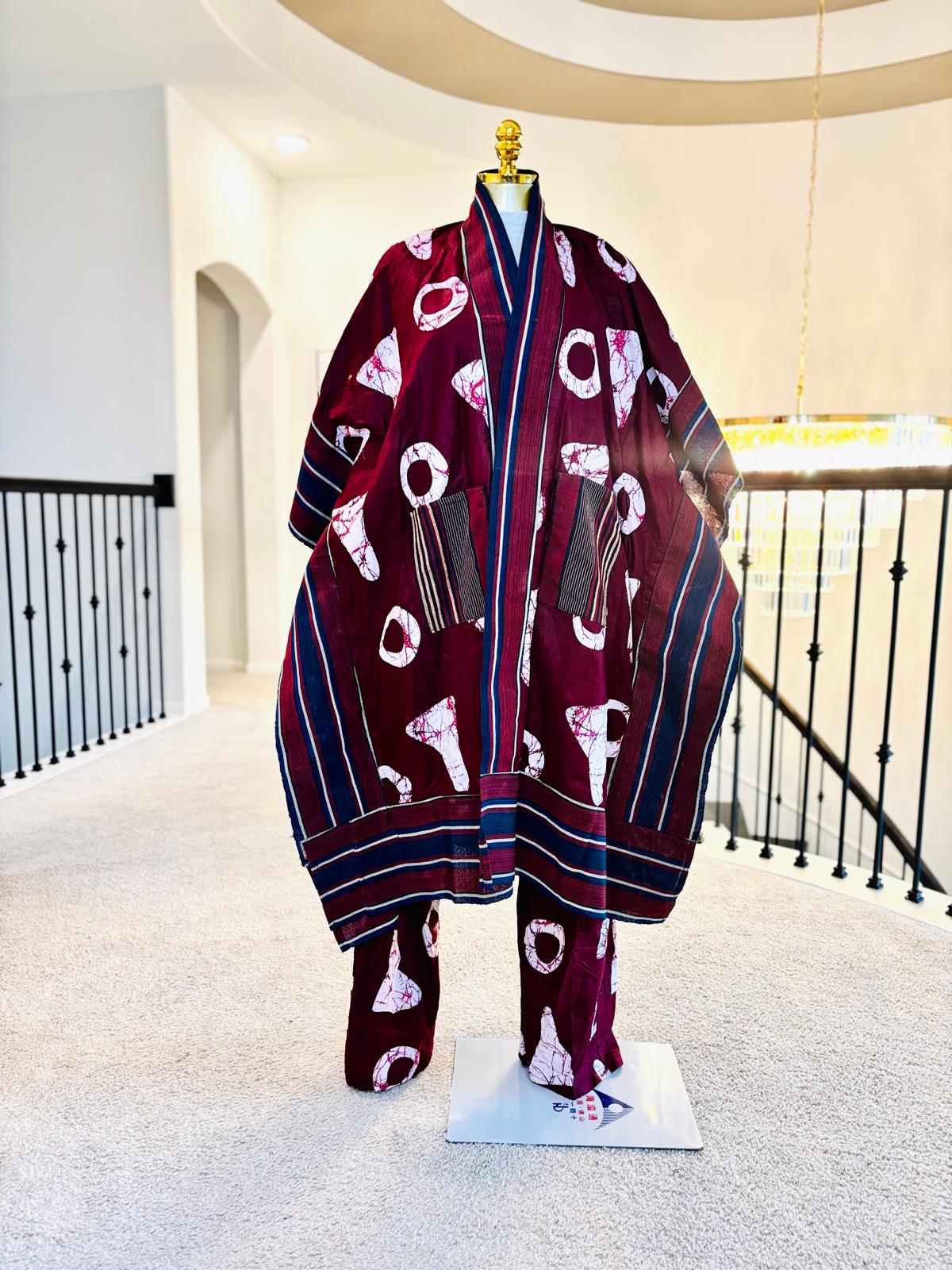 Luxe Ankara Kimono & Pants Set