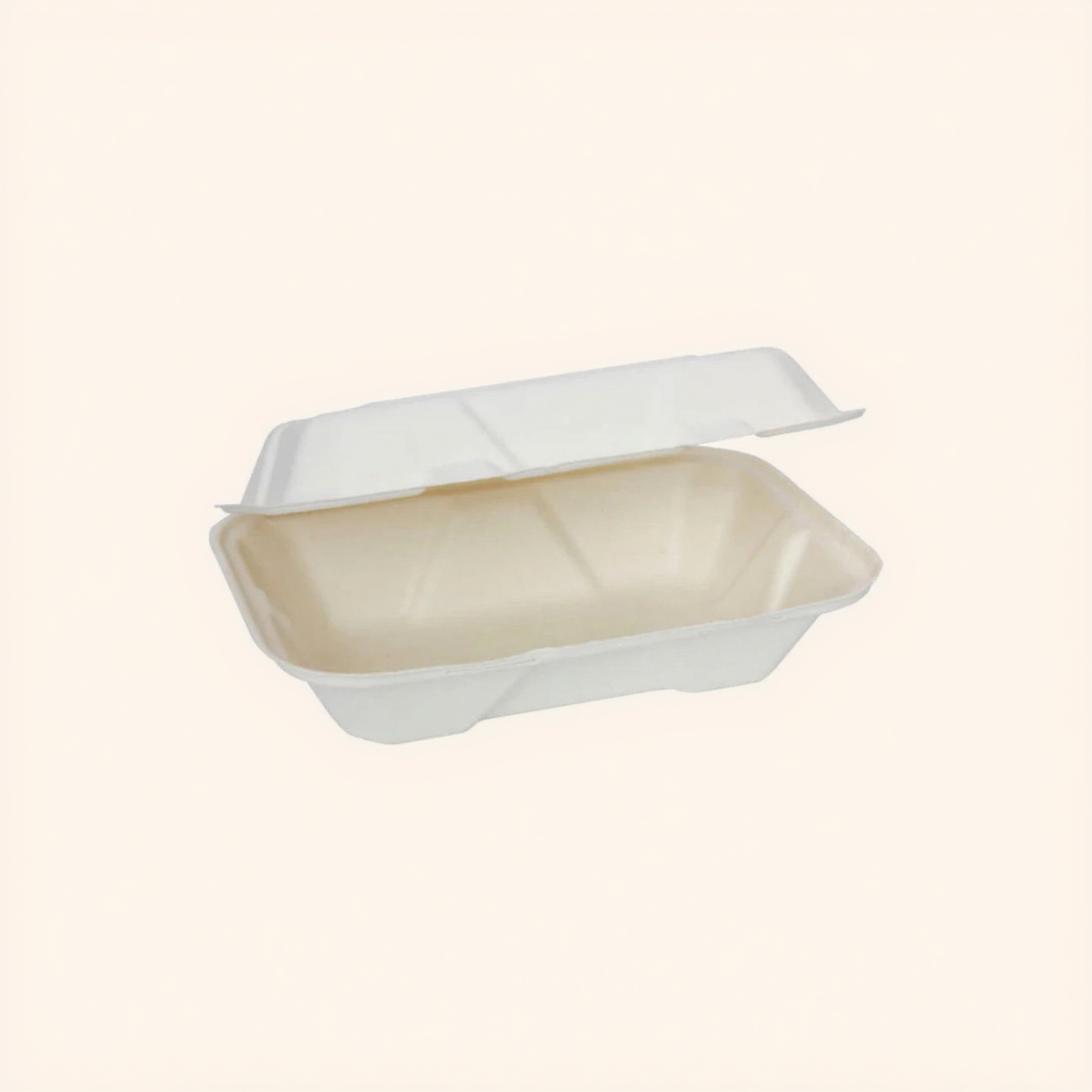 9x6 Bagasse Clamshell