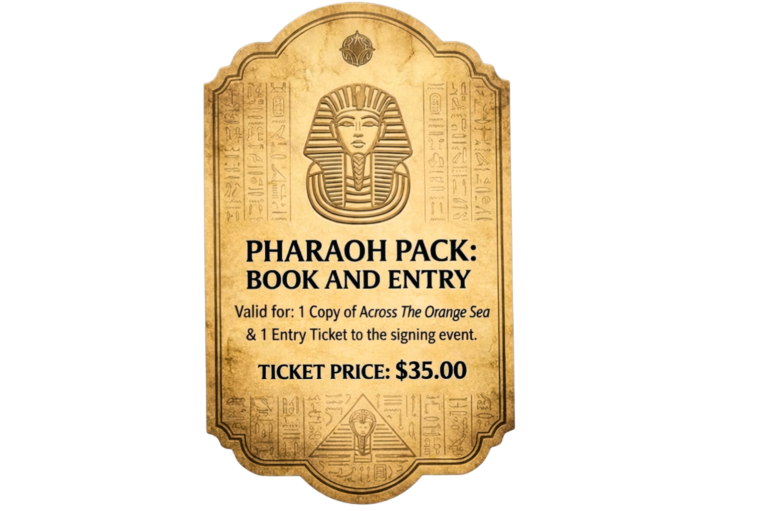 PHARAOH PACK: BOOK AND ENTRY