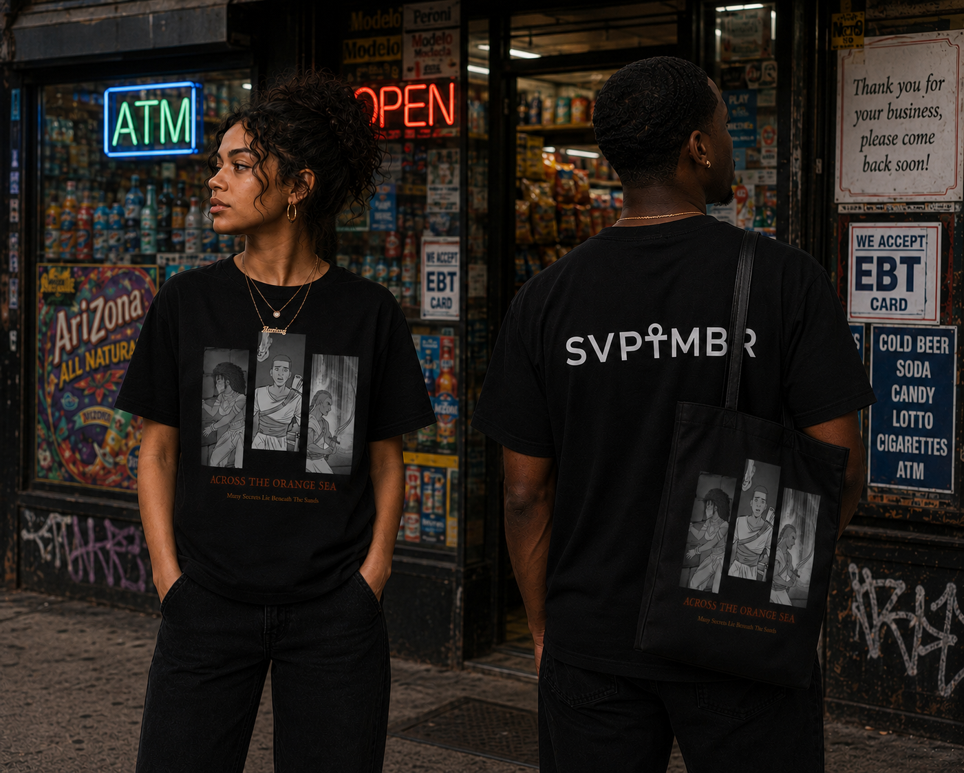 Character Tee & Tote Bag