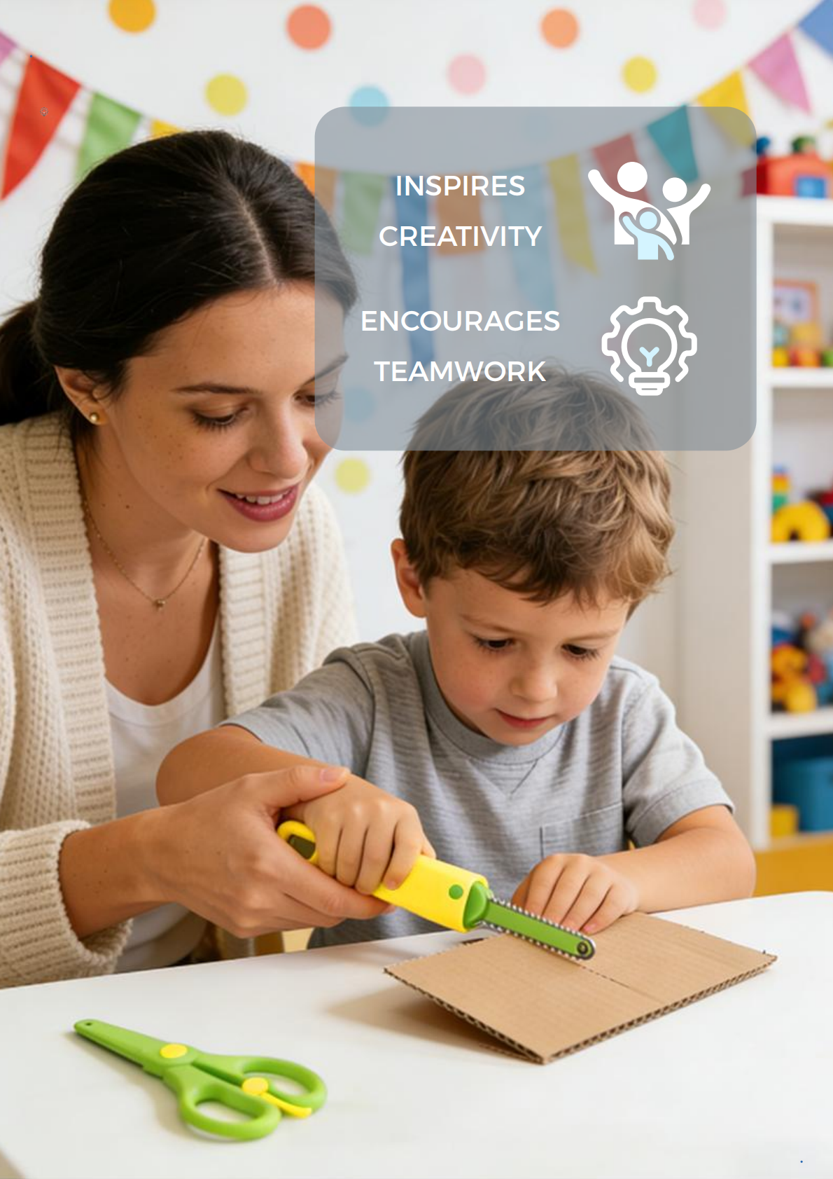 Kids Safe Cardboard Construction Tools Kit