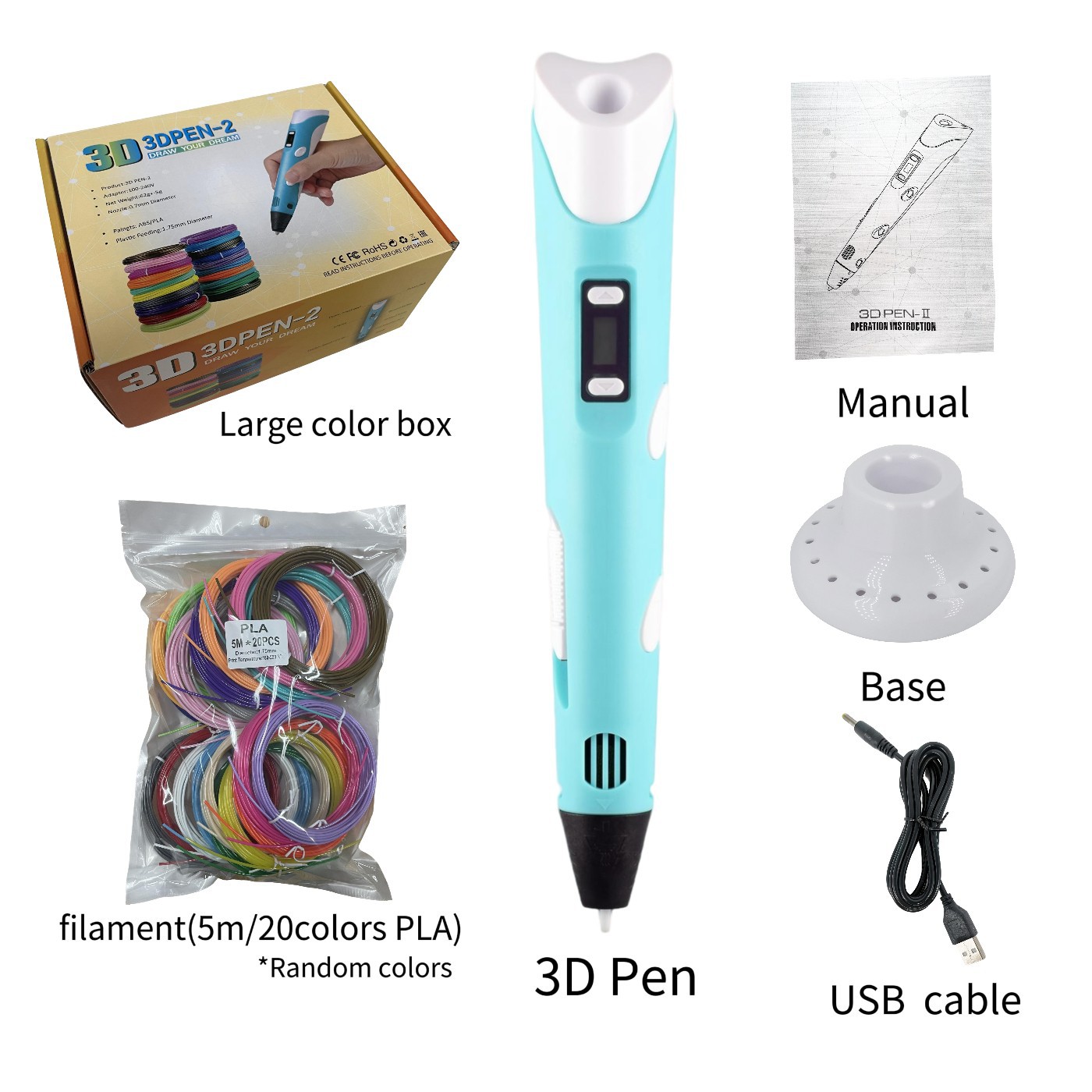 Educational 3D Printing Pen for Creative Learning