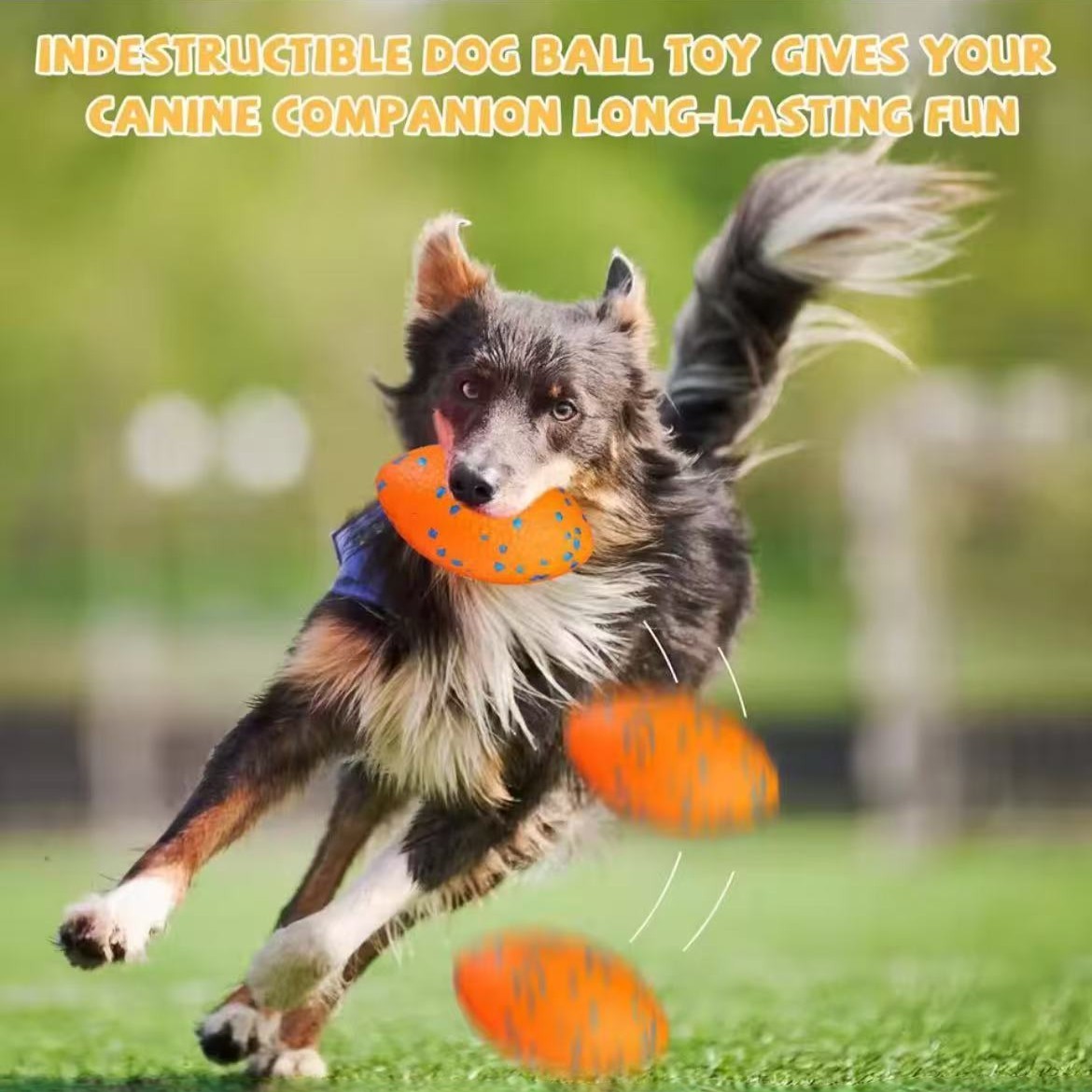 Durable Speckled Dog Toy Balls