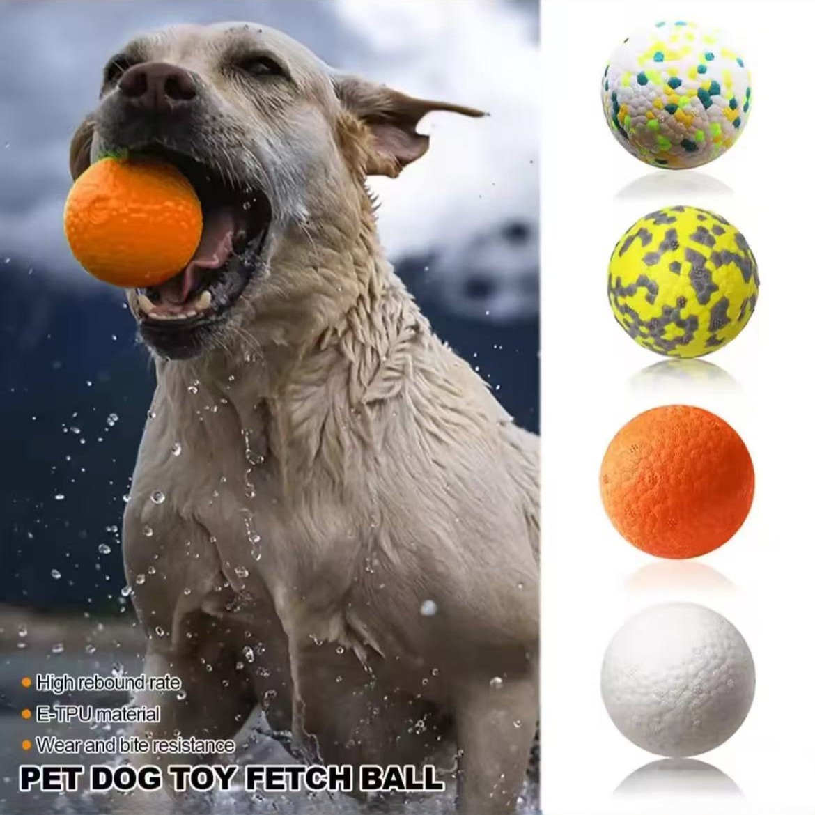 Pet Dog Toy Fetch Ball