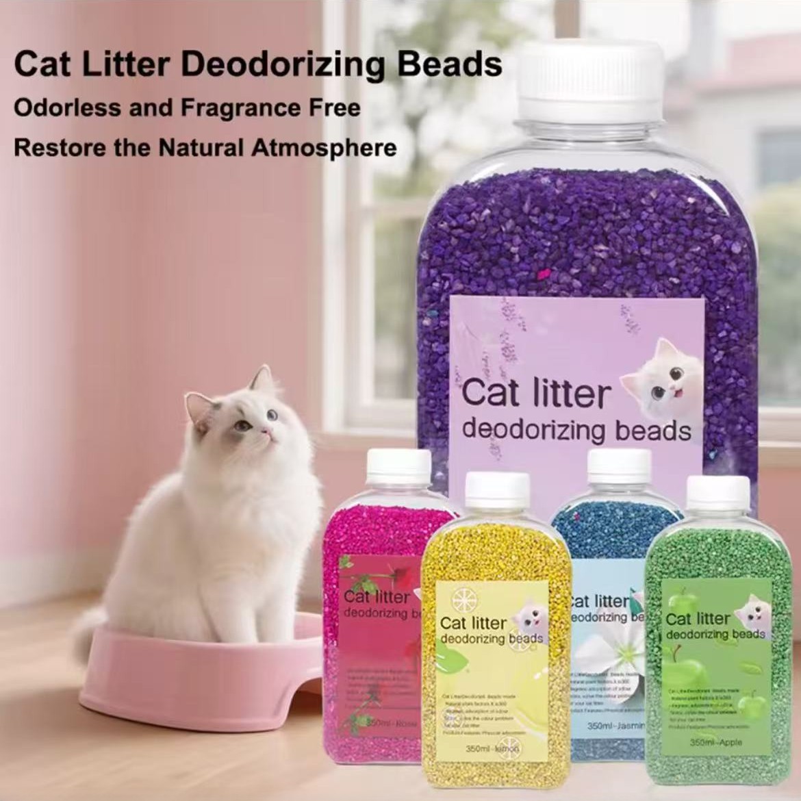 Cat Litter Deodorizing Beads