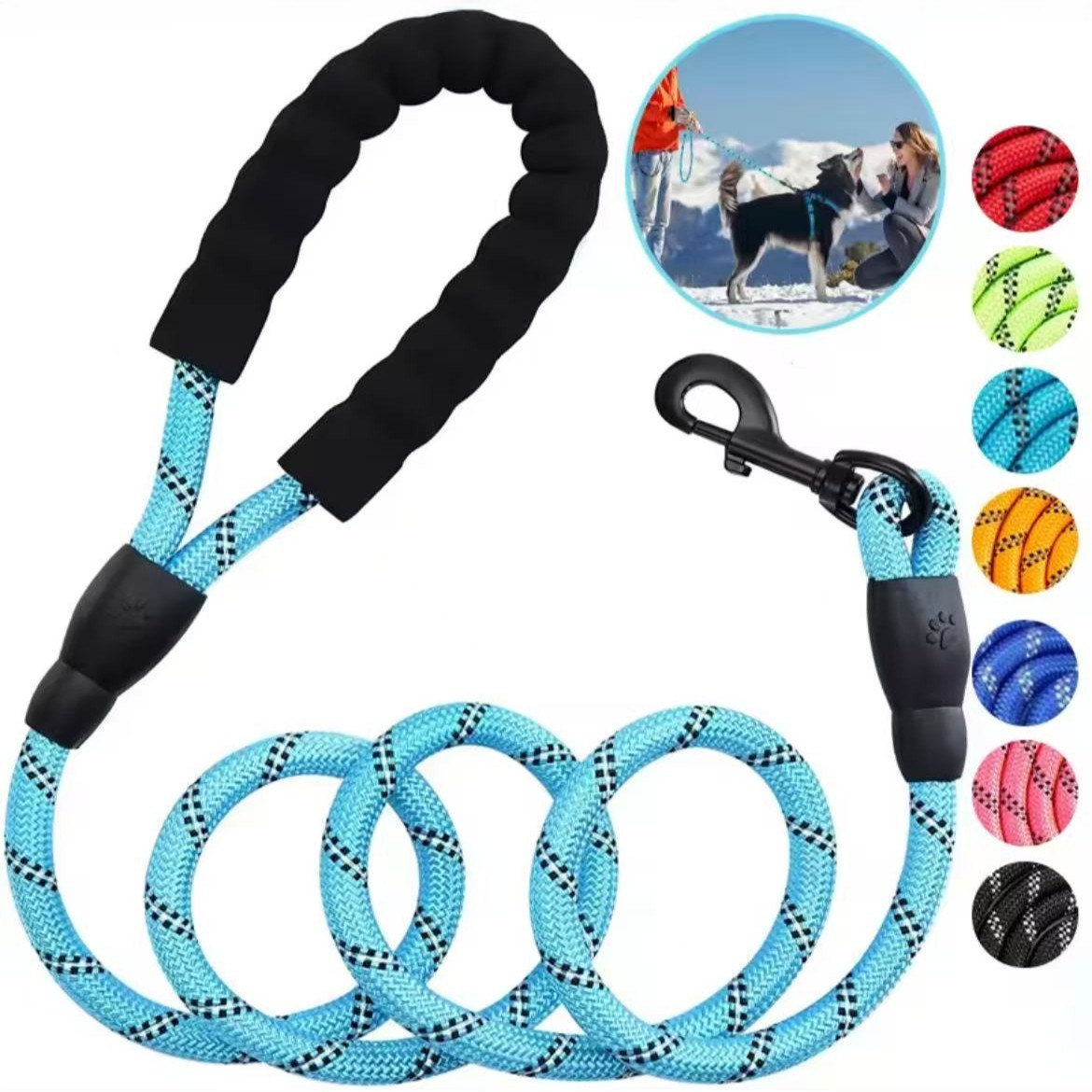 Heavy-Duty Rope Dog Leash
