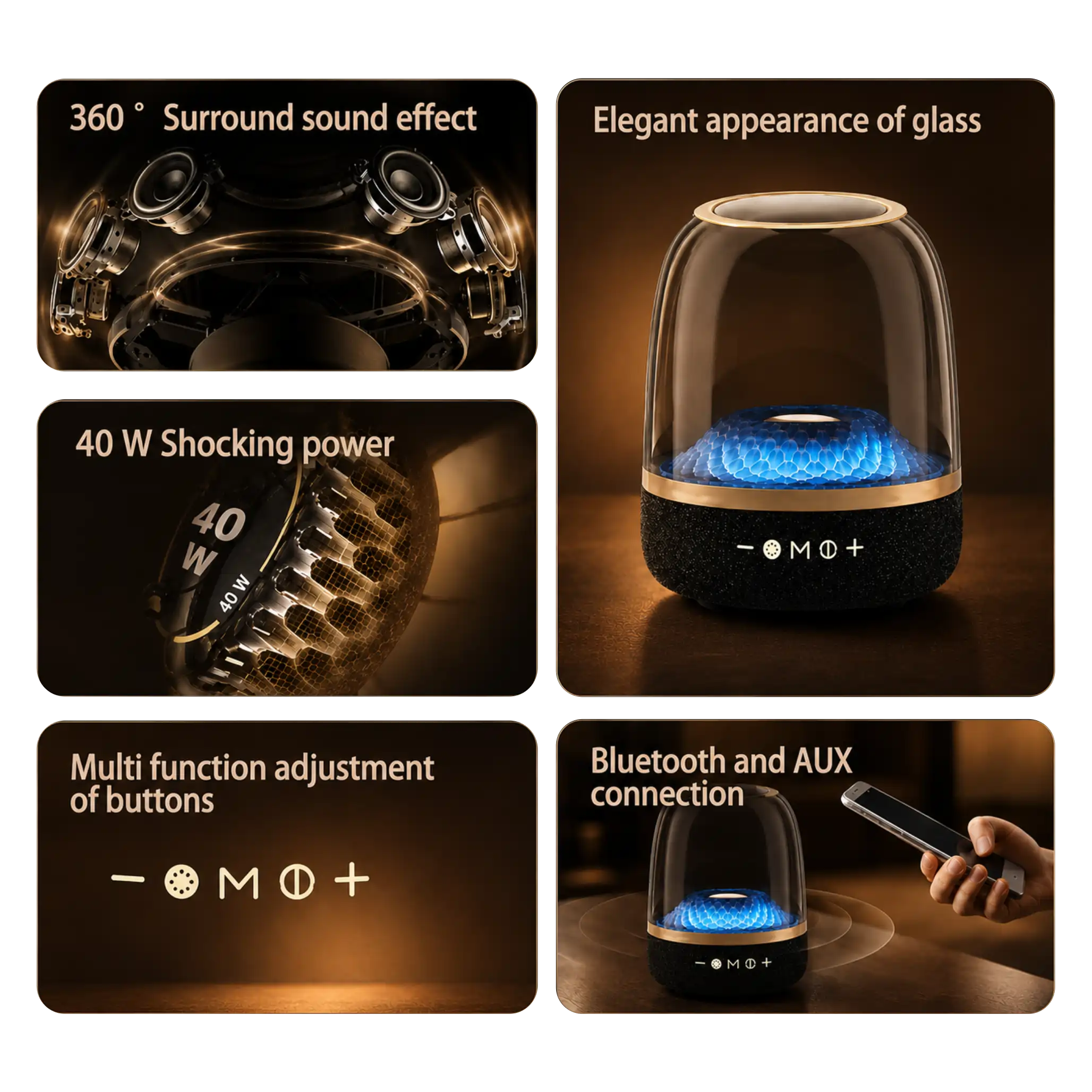 Heavy Bass Wirelss Speaker (BASS-35)