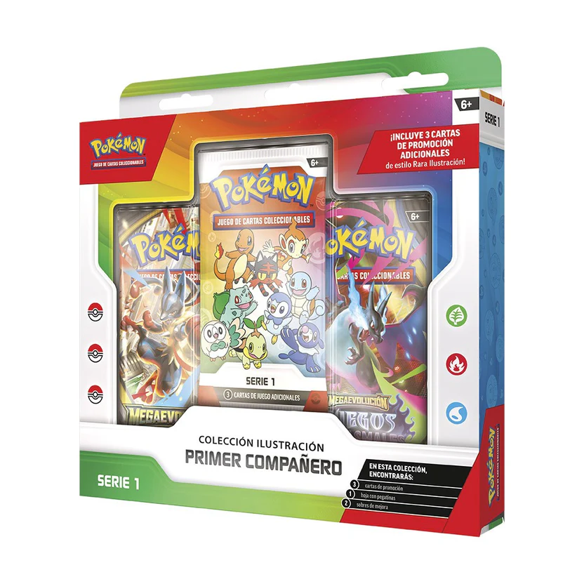 RESERVA - Caja Pokemon Booster Colección II junio 2026 con 2 sobres, 1 sobre especial y 1 hoja de  pegatinas
