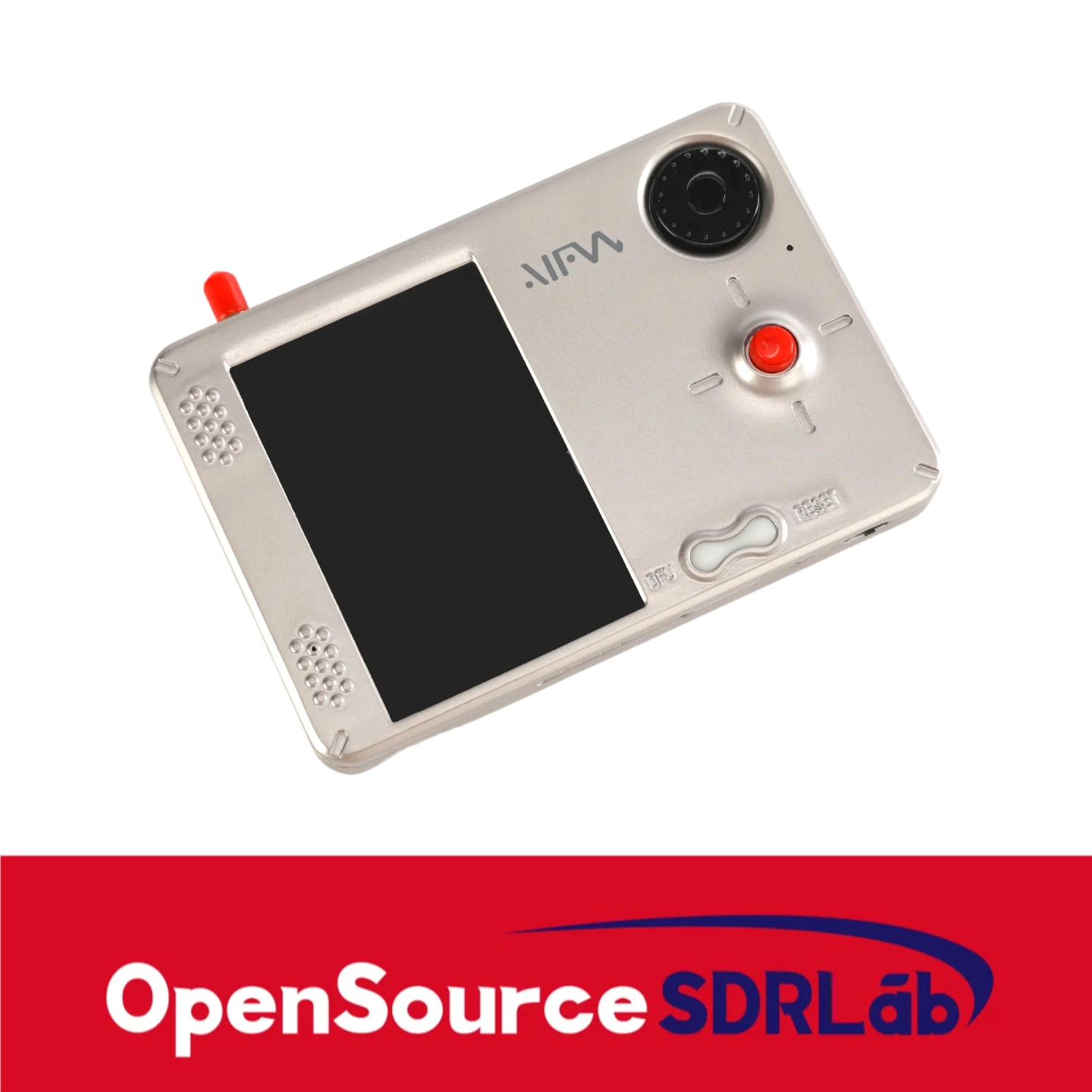 OpenSourceSDRLab PortaRF - HackRF One and PortaPack H4M Combined Gadget for Mayhem Software Defined Radio