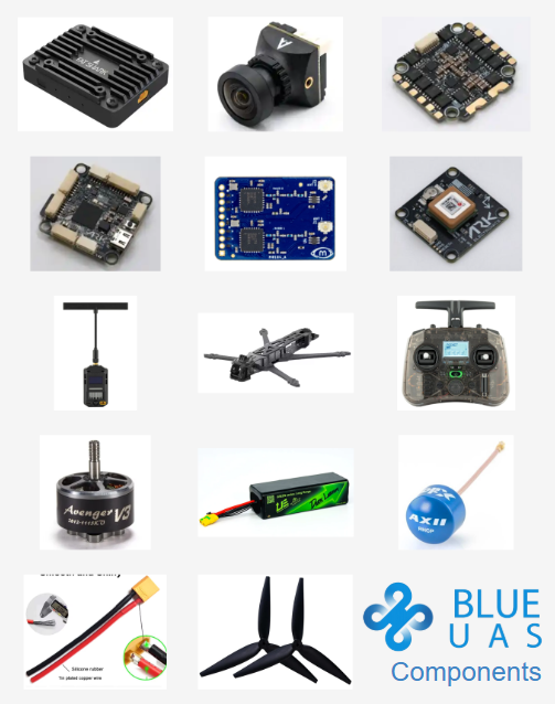 AeroTech Systems 9" STORM BlueUAS Component Drone Build DIY Kit