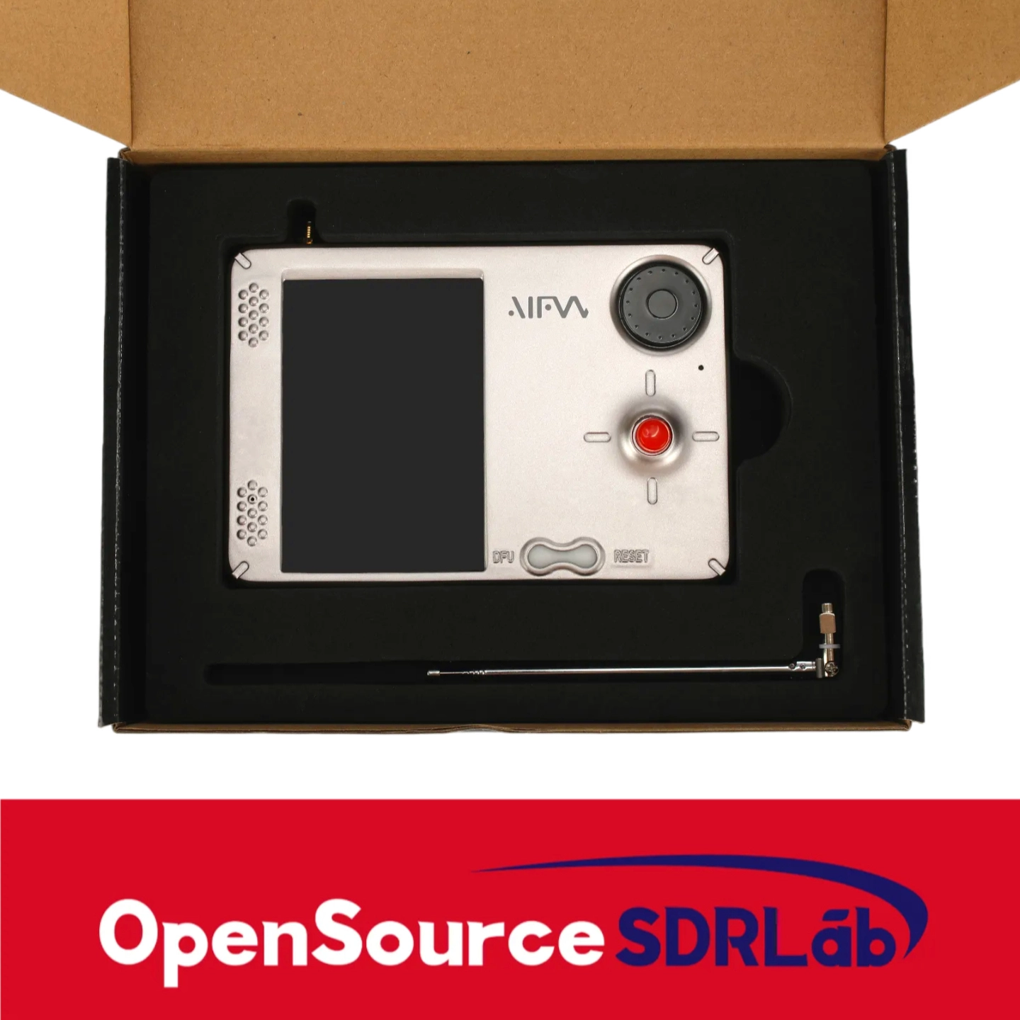 OpenSourceSDRLab PortaRF - HackRF One and PortaPack H4M Combined Gadget for Mayhem Software Defined Radio