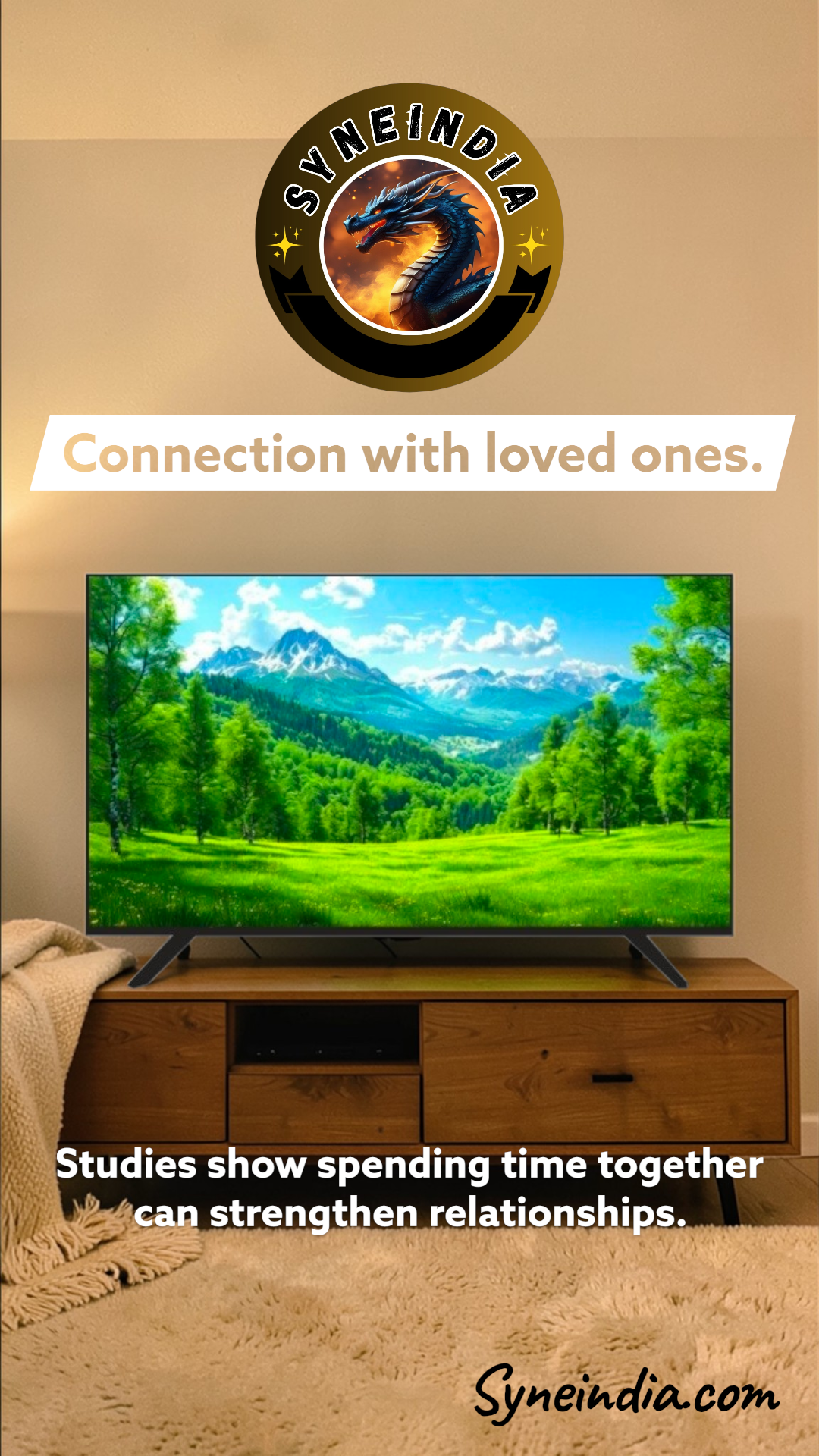 Syne India 43" Bezel-less 4K Ultra HD Smart TV