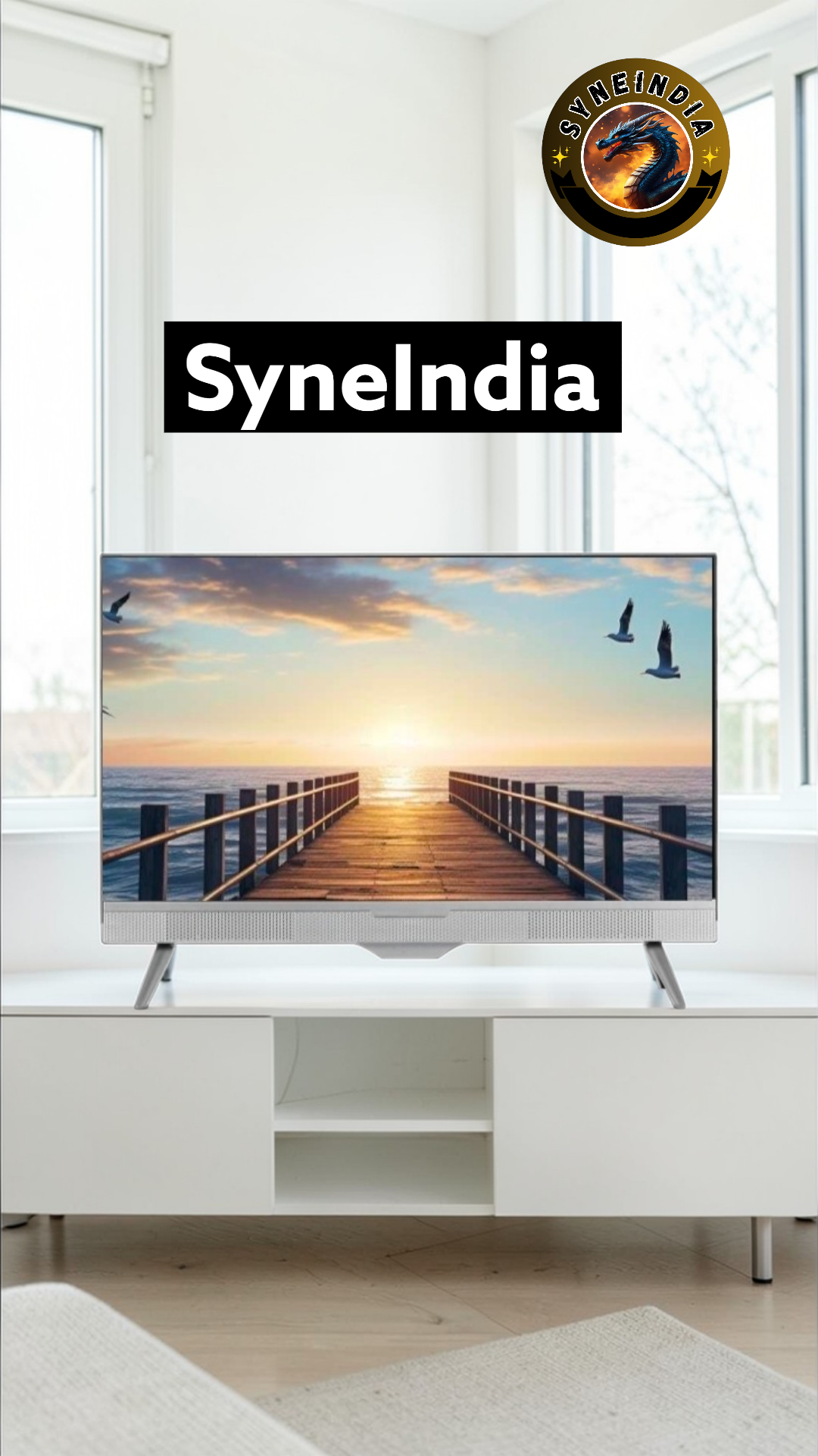 ​Syne India 32" Frameless Series – Ultra Slim Smart LED TV