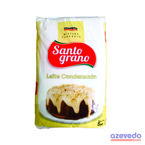 Massa de bolo santo grano leite condensado