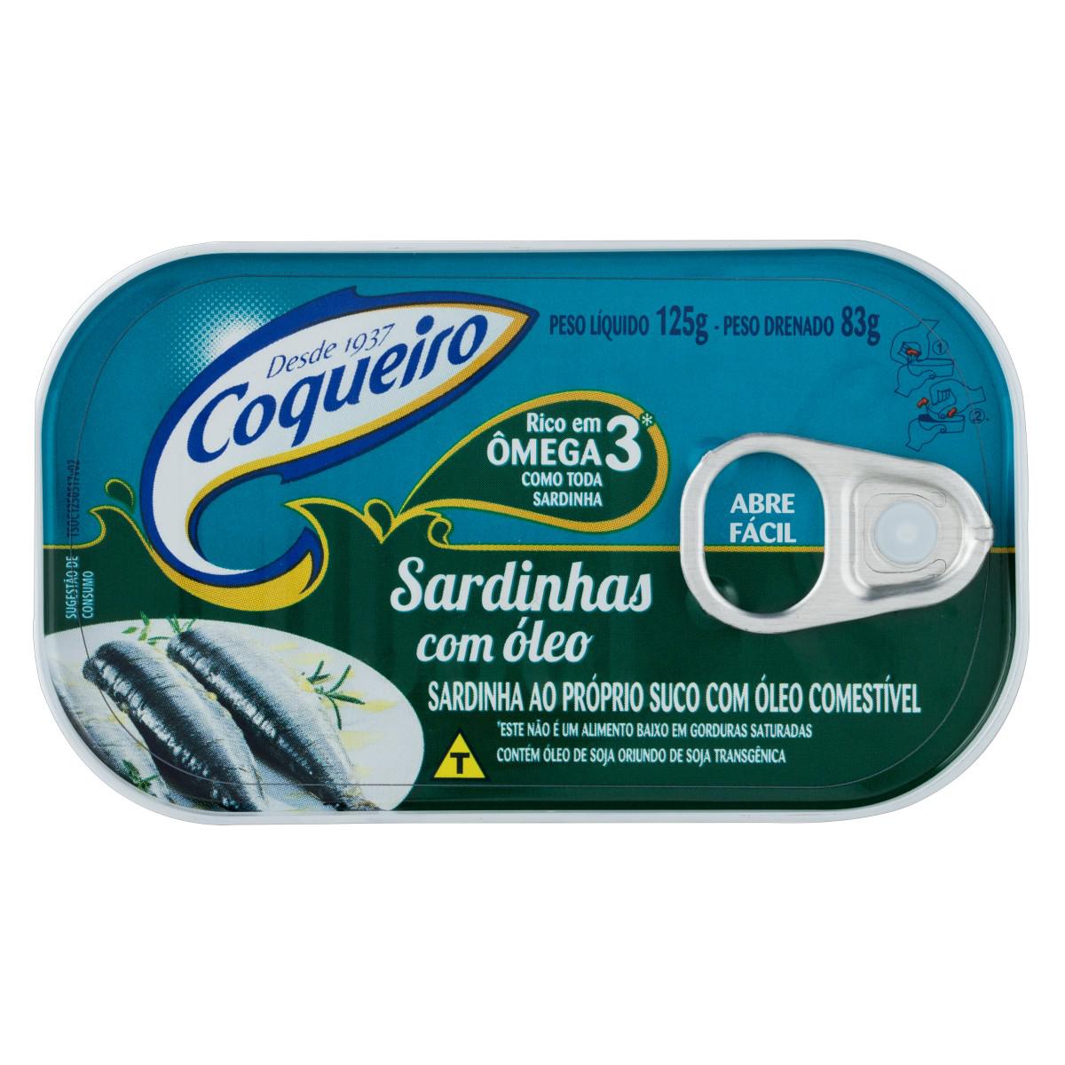 Sardinha Coqueiro com oleo