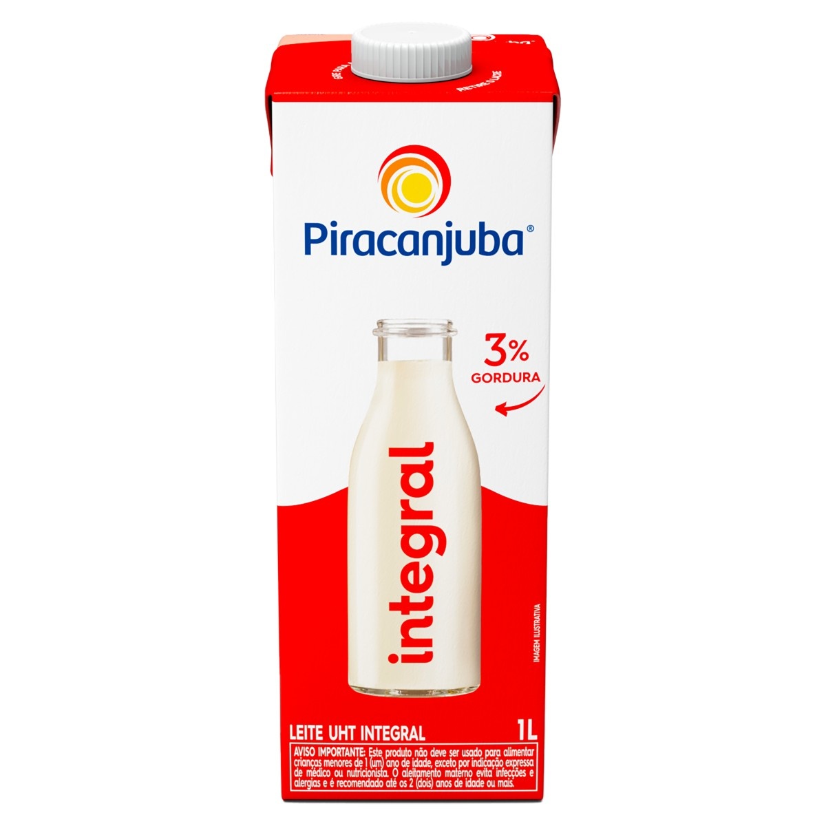 Caixa de Leite Piracanjuba Integral 1L 