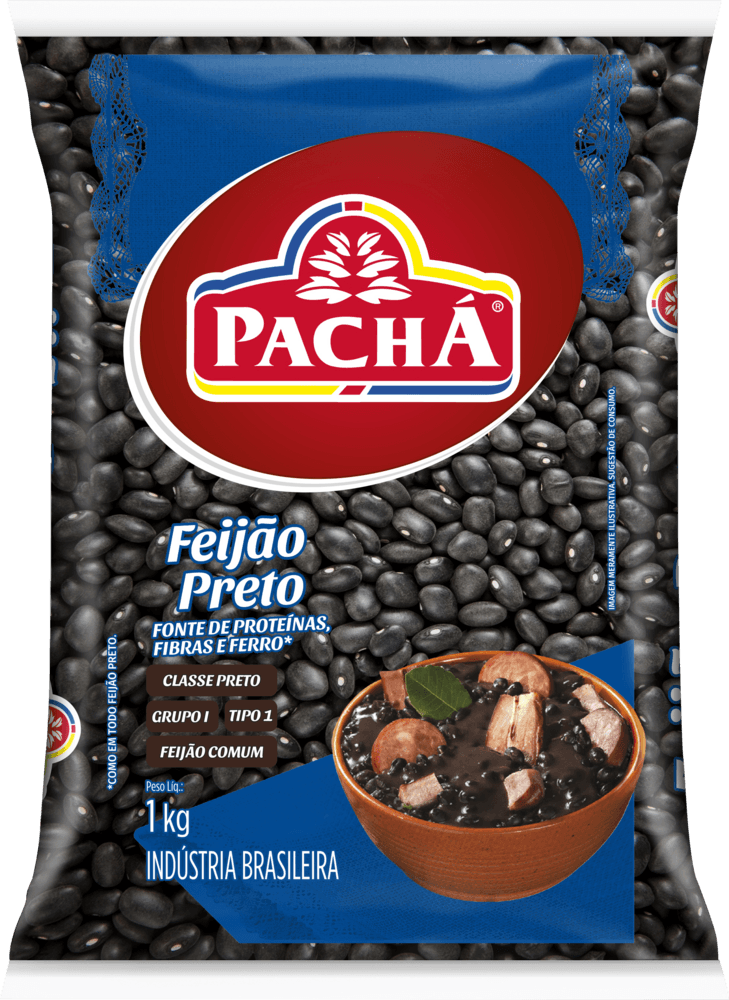 Feijao Preto Pacha 1kg