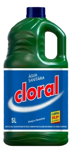 Agua sanitaria cloral 5l